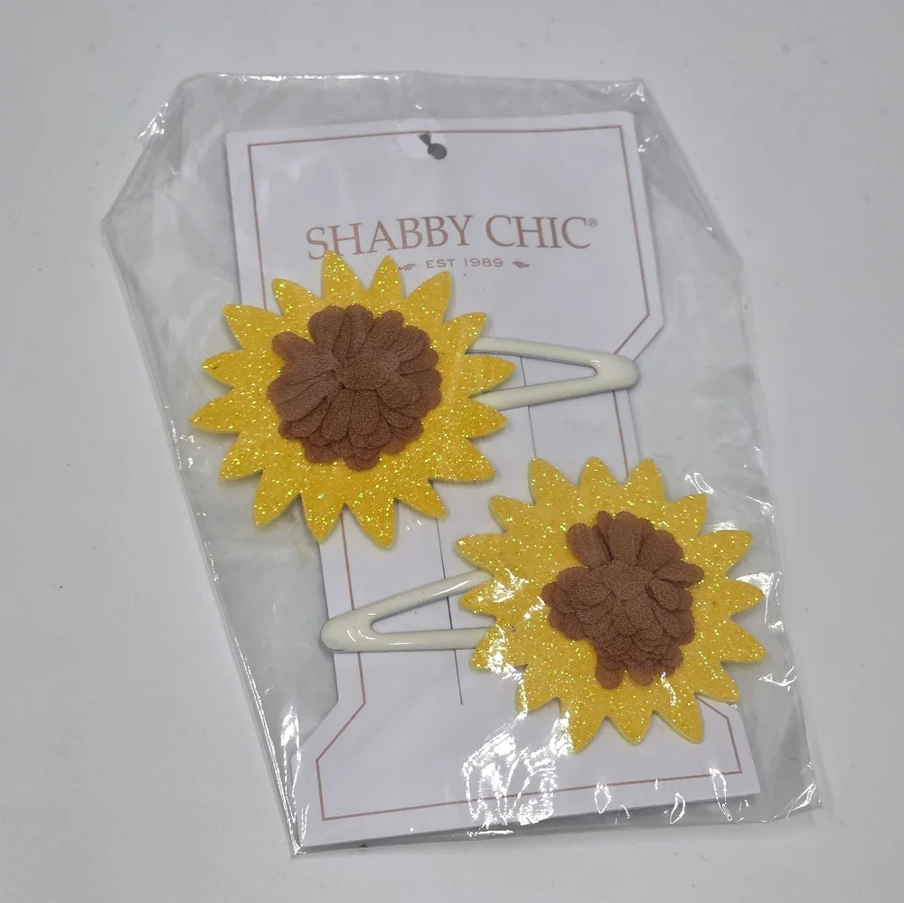 NEW Shabby Chic girls' sunflower matching skirt set size 5-6